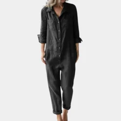 Jurken & Jumpsuits Dames*Casual jumpsuit voor dames met lange mouwen - Perfect voor de zomer