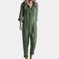 Jurken & Jumpsuits Dames*Casual jumpsuit voor dames met lange mouwen - Perfect voor de zomer