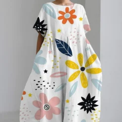 Jurken & Jumpsuits Dames*Casual zomerjurk voor dames