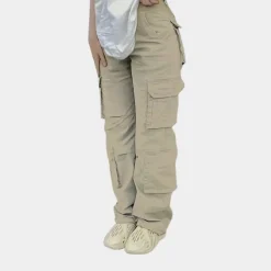 Broeken & Rokken Dames*Cecilia - Luchtige cargobroek voor dames met meerdere zakken, ideaal voor de zomer