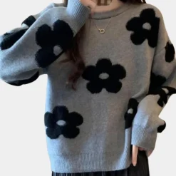 Truien & Vesten Dames*Celina - Weelderig Comfort Damesgebreide Zomertop