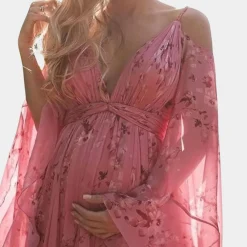 Jurken & Jumpsuits Dames*Cezanne - Lange wijde zomerjurk voor dames