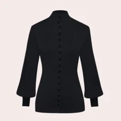 Truien & Vesten Dames*CHARIBEL - Geraffineerd Zomervest voor Dames Zwart