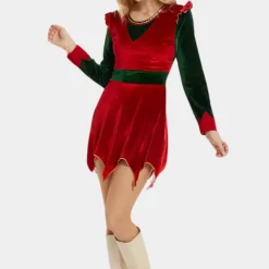 Jurken & Jumpsuits Dames*CHARLIZE - Luxe Zomerjurk voor Dames Rood