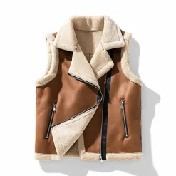 Truien & Vesten Dames*CHARLOTTE - Luchtig sherpa vest voor de zomer