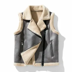 Truien & Vesten Dames*CHARLOTTE - Luchtig sherpa vest voor de zomer