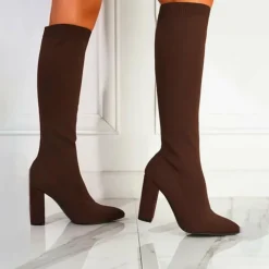 Damesschoenen*CIARA - Kniehoge soklaarzen voor de Zomer