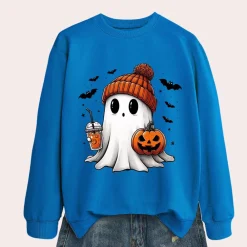Truien & Vesten Dames*Cintia - Luchtig Griezelig Halloween Sweatshirt voor Vrouwen - Zomereditie