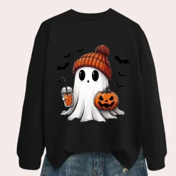 Truien & Vesten Dames*Cintia - Luchtig Griezelig Halloween Sweatshirt voor Vrouwen - Zomereditie
