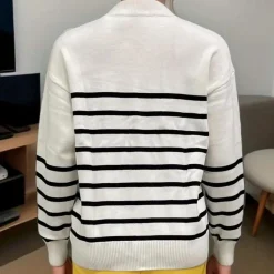 Truien & Vesten Dames*Citlali - Luchtige Gestreepte Damestrui voor de Zomer