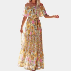 Jurken & Jumpsuits Dames*Claire - Trendy maxi-jurk voor dames, perfect voor de zomer