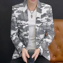 Jassen Heren*Claudiu - Trendy camouflage zomerjasje voor heren