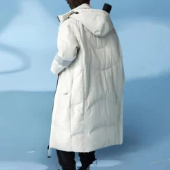 Jassen Heren*CLEMENT - Beschermende Winter Mantel met Kap voor Heren