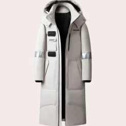 Jassen Heren*CLEMENT - Beschermende Winter Mantel met Kap voor Heren