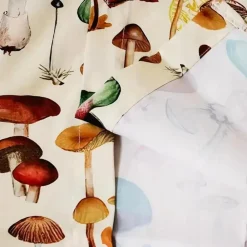 Sets Heren*Clovis - Heren tweedelige zomerkleding met paddenstoelenprint voor de zomer