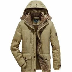 Jassen Heren*Colton - Winterjas heren met fleece