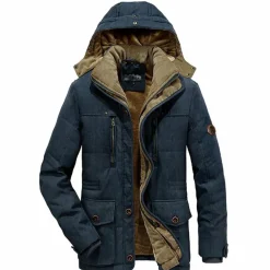 Jassen Heren*Colton - Winterjas heren met fleece