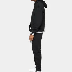 Sets Heren*Comfortabel heren joggingpak voor de zomer Zwart