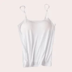 Topjes & Shirts Dames*Comfortabele gewatteerde tanktop voor de zomer