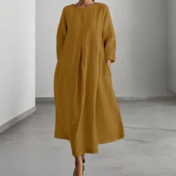 Jurken & Jumpsuits Dames*Comfortabele losvallende damesjurk voor de zomer