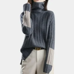 Truien & Vesten Dames*Comfortabele zomerse coltrui voor dames