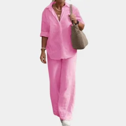 Sets Dames*Connie - Comfortabele zomerse tweedelige damesset