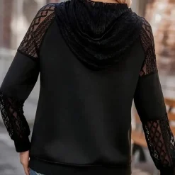 Topjes & Shirts Dames*Coralie - Trendy zomershirt voor dames Zwart