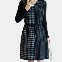 Jurken & Jumpsuits Dames*CORALINE - Trendy Zomerjurk voor Dames Zwart