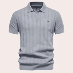 Shirts Heren*Cornel - Stijlvol Gebreid T-Shirt voor Heren - Zomerse Editie