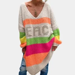 Truien & Vesten Dames*Cressida - Comfortabele kleurrijke damestrui voor de zomer