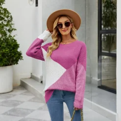 Truien & Vesten Dames*Cristina - Stijlvolle Casual Gebreide Zomersweater voor Vrouwen