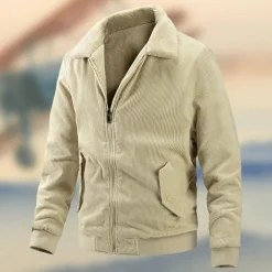 Jassen Heren*Curty - Comfortabele Corduroy Herenjas voor de Lente en Zomer