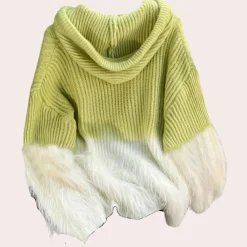 Jassen Dames*CYRENA - Luchtige Zomerse Gebreide Trui voor Dames Groen