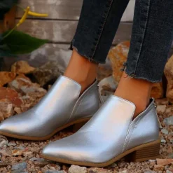 Damesschoenen*Dafni - Elegante Zomerse Enkellaars voor Dames