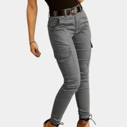 Broeken & Rokken Dames*Dames casual cargo jeans voor de zomer