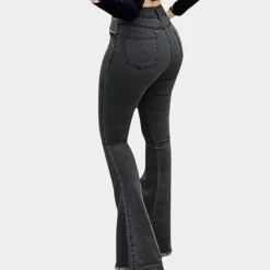 Broeken & Rokken Dames*Dames trendy uitlopende zomerbroek