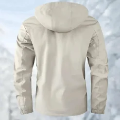 Jassen Heren*DAMIAN - Regenjas met capuchon voor heren