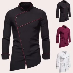 Shirts Heren*Damien - Stijlvol zomer Oktoberfest overhemd voor heren