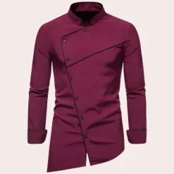 Shirts Heren*Damien - Stijlvol zomer Oktoberfest overhemd voor heren