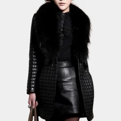 Jassen Dames*Daniela - Stijlvolle damesjas Zwart