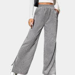 Broeken & Rokken Dames*Daria - Casual Chic Corduroy Zomer Damesbroek