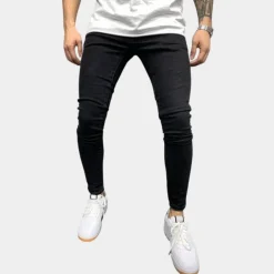 Broeken Heren*Darrell - Casual skinny herenbroek voor de zomer