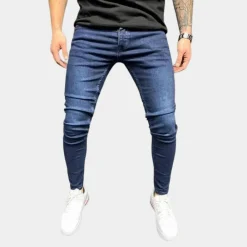 Broeken Heren*Darrell - Casual skinny herenbroek voor de zomer