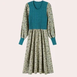 Jurken & Jumpsuits Dames*DAYSI - Elegante Zomer Jurk voor Dames Blauw