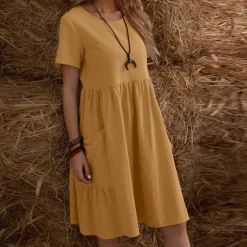 Jurken & Jumpsuits Dames*DEARBHLA - Casual zomerjurk voor zonnige dagen