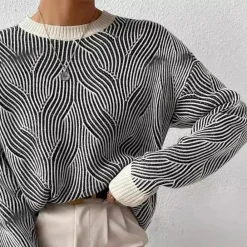 Truien & Vesten Dames*DEBORAH - Modieuze Zomerse Trui voor Dames Meerkleurig