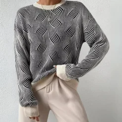 Truien & Vesten Dames*DEBORAH - Modieuze Zomerse Trui voor Dames Meerkleurig