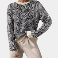 Truien & Vesten Dames*DEBORAH - Modieuze Zomerse Trui voor Dames Meerkleurig