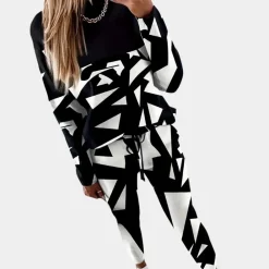 Sets Dames*DEBORAH - Stijlvolle 2-delige Zomerset voor Dames Zwart