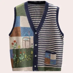Truien & Vesten Dames*DEBORAH - Zomerse Casual Vest voor dames Gemengde kleur